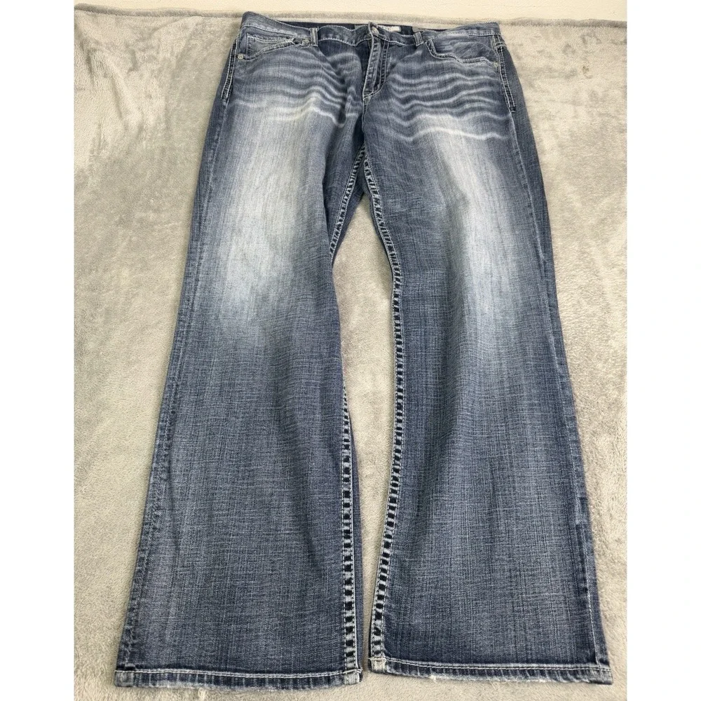 Buckle BKE Steve Straight Jeans Men's Size 40X32 Blue